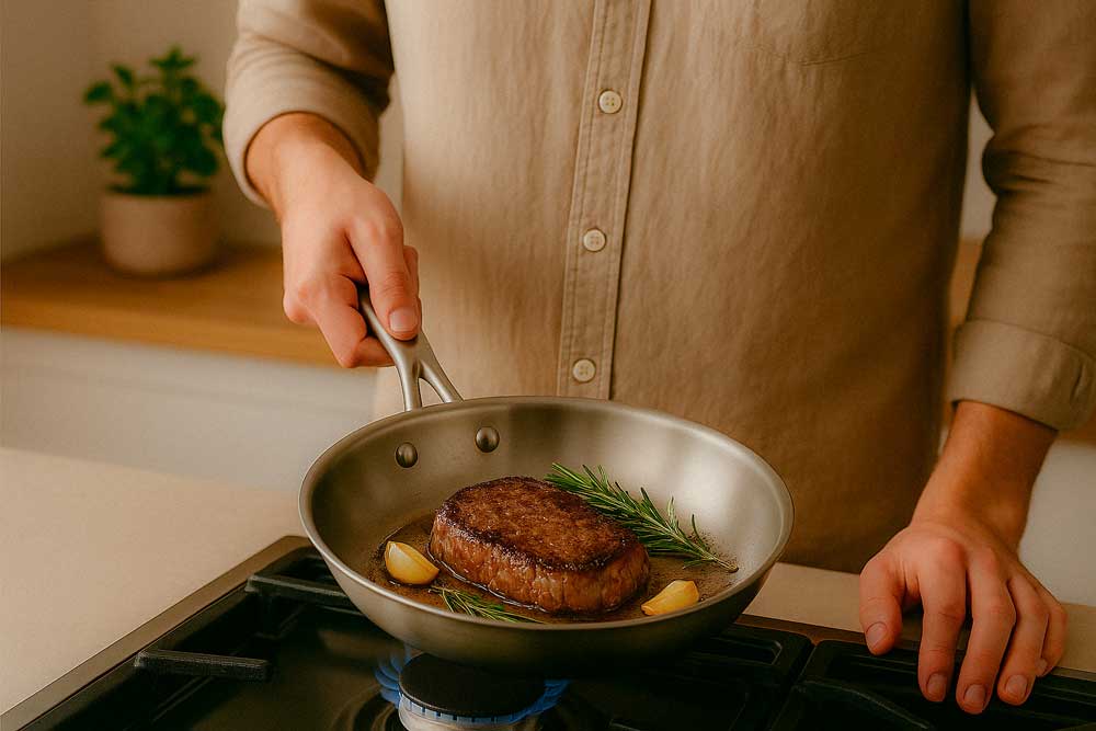 Les-secrets-d-une-cuisson-parfaite-avec-une-poêle-en-inox-astuces-pour-chef-à-domicile SAINE.