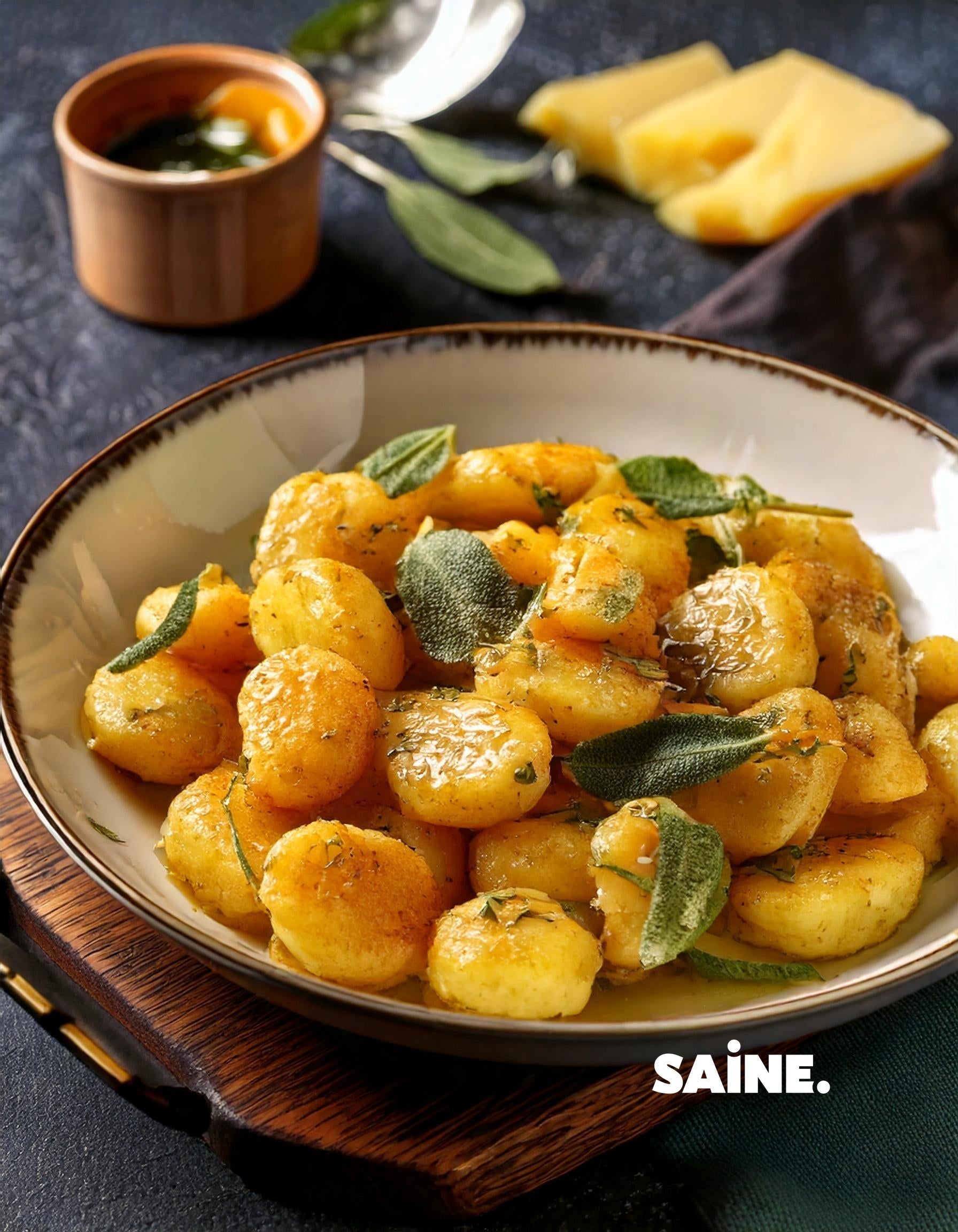 Recette-hivernale-Gnocchis-poêlés-au-beurre-de-sauge-facile-et-savoureuse SAINE.