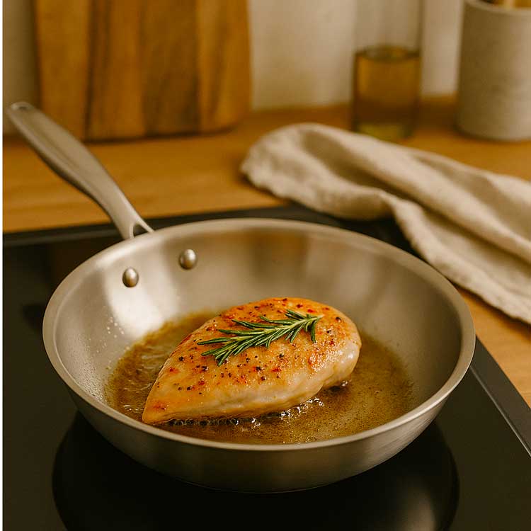 poêle inox : un choix ecoresponsable