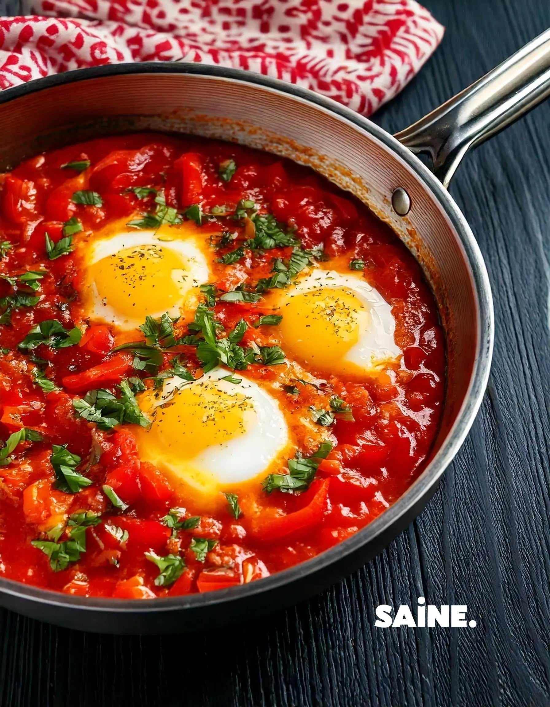 Recette-rapide-Shakshuka-savoureuse-pour-un-brunch-ou-un-dîner-léger SAINE.