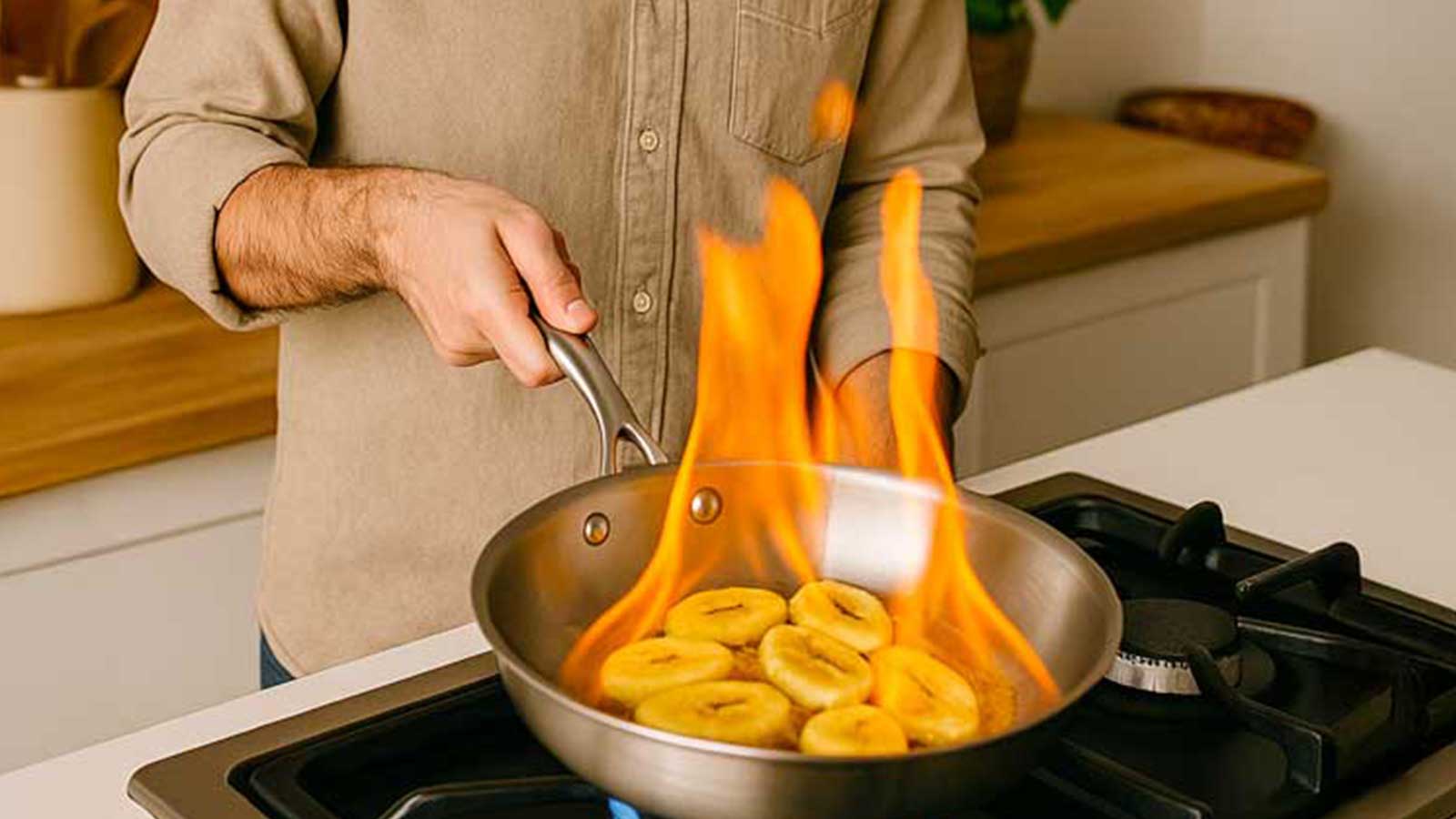 3-erreurs-à-éviter-en-cuisinant-avec-une-poêle-en-inox SAINE.