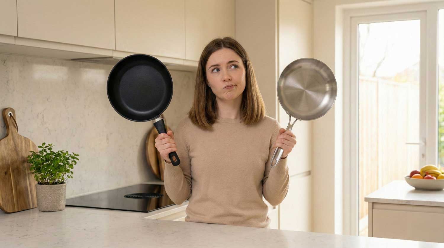 Poêle en fonte vs poêle en inox : avantages, inconvénients et lequel choisir en 2026 SAINE.