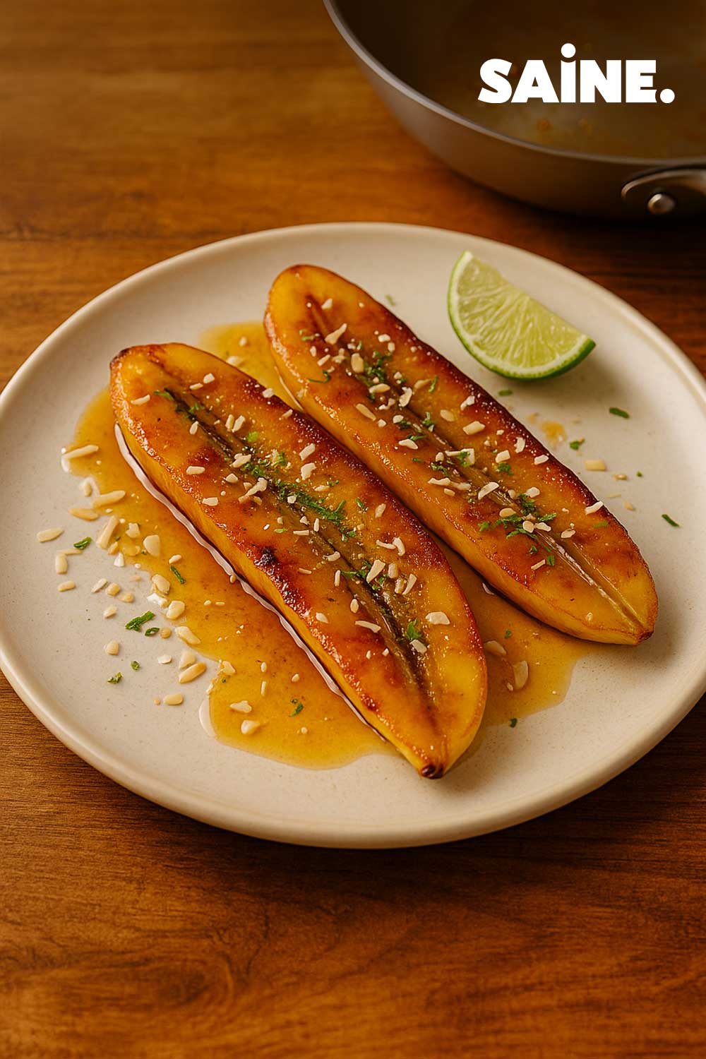 Bananes poêlées au miel et citron vert – dessert rapide et exotique à la poêle