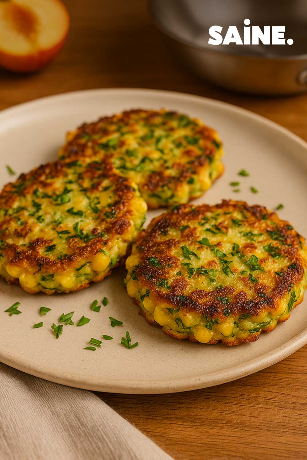 Recette d’été : Galettes croustillantes de courgettes et maïs à la poêle