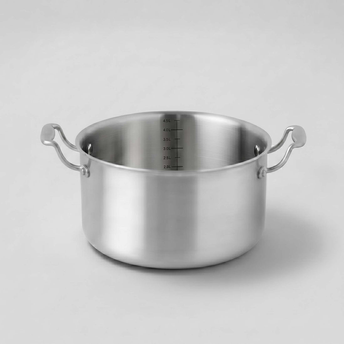 Marmite en inox 18/10 SAINE 24 cm à deux anses, compatible induction