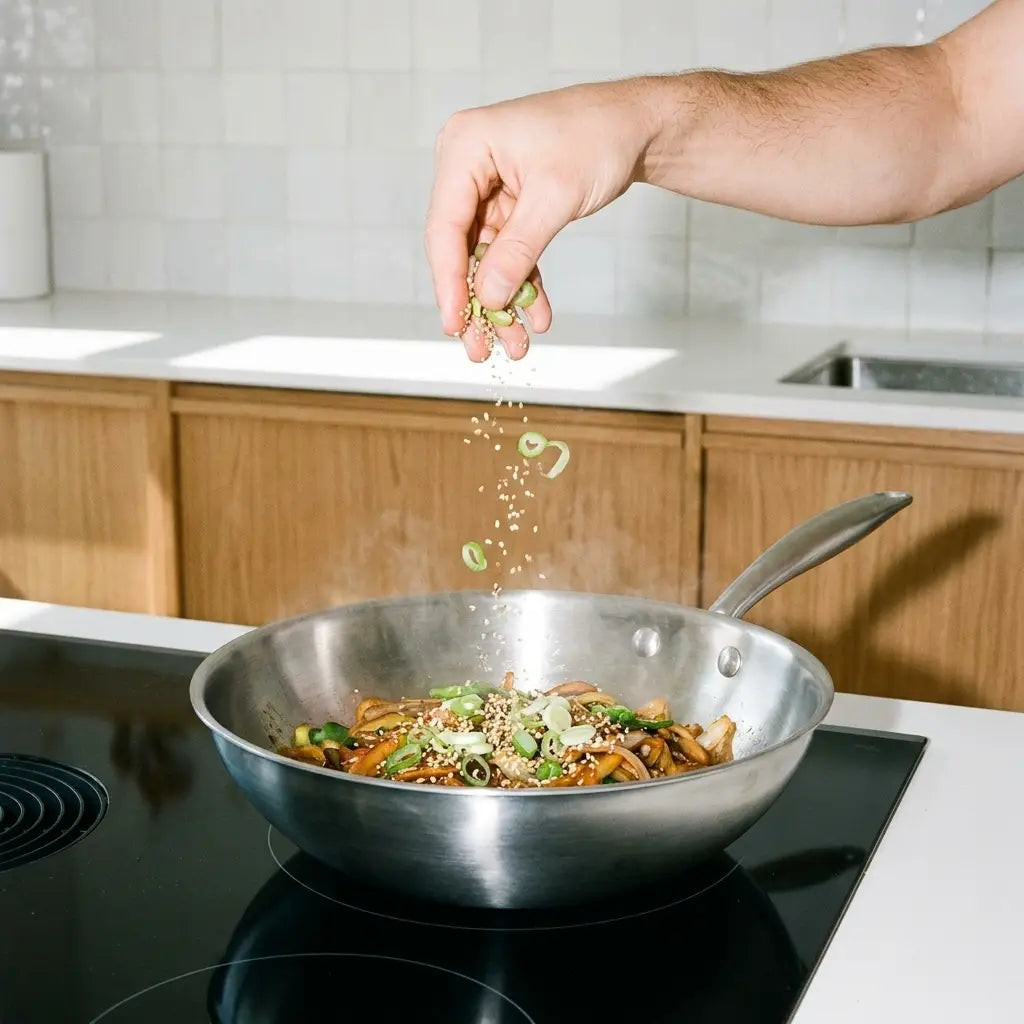 Le Wok Inox - 28 cm