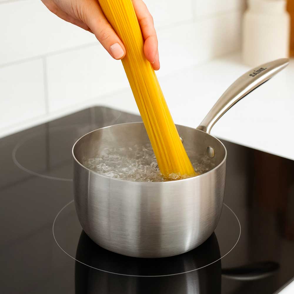 Casserole Inox - 18 cm - les imparfaites Saine
