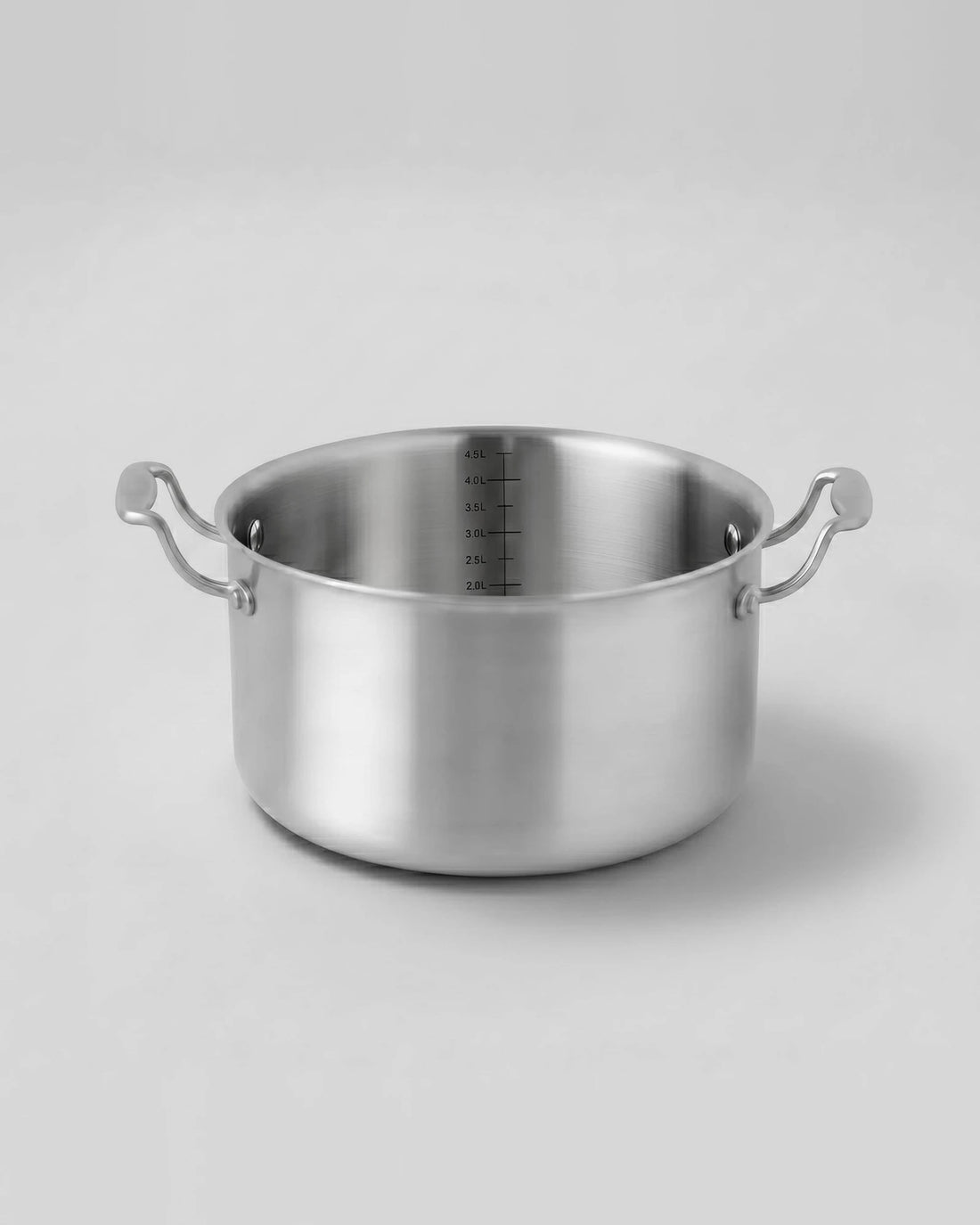 Marmite en inox 18/10 SAINE 24 cm à deux anses, compatible induction