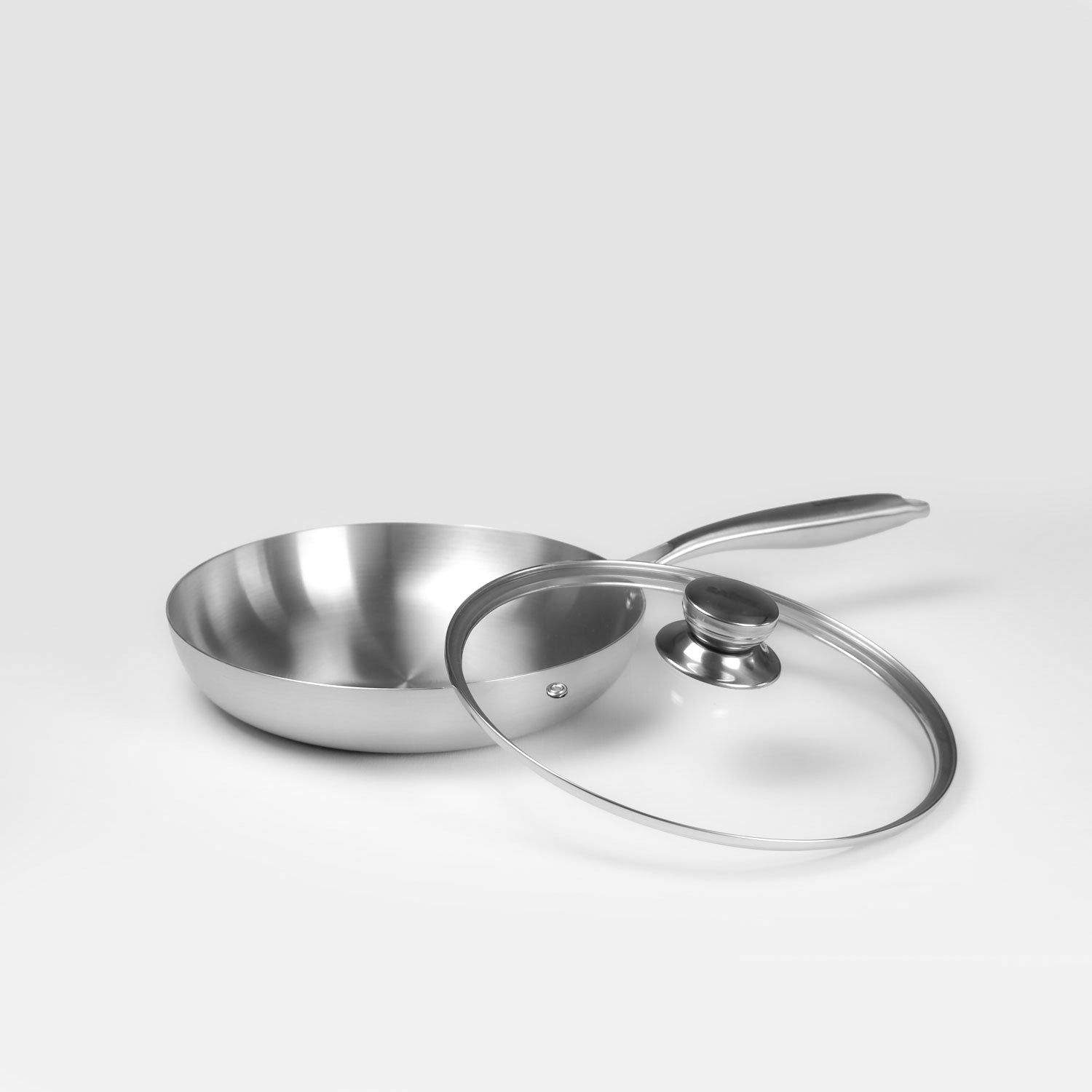 Poêle inox - 26 cm Saine