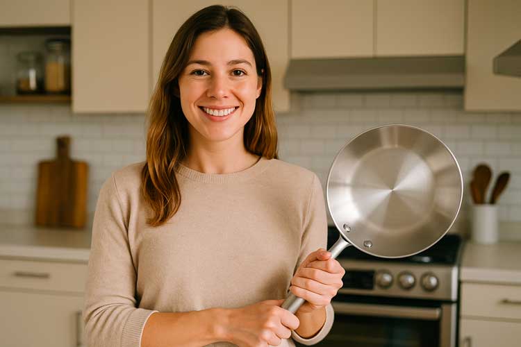 Poêle inox vs acier inoxydable : quelle différence ?