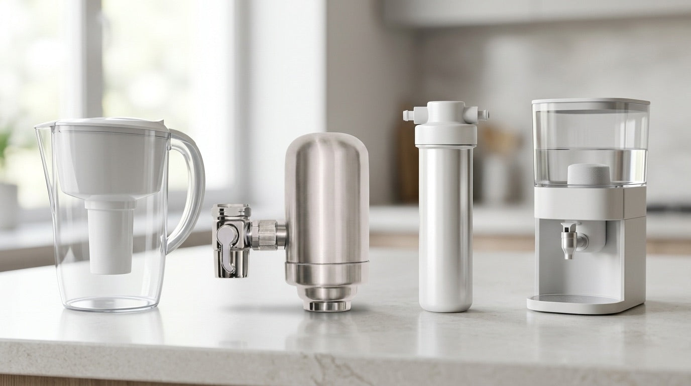 Comparatif des différents types de filtres à eau pour robinet