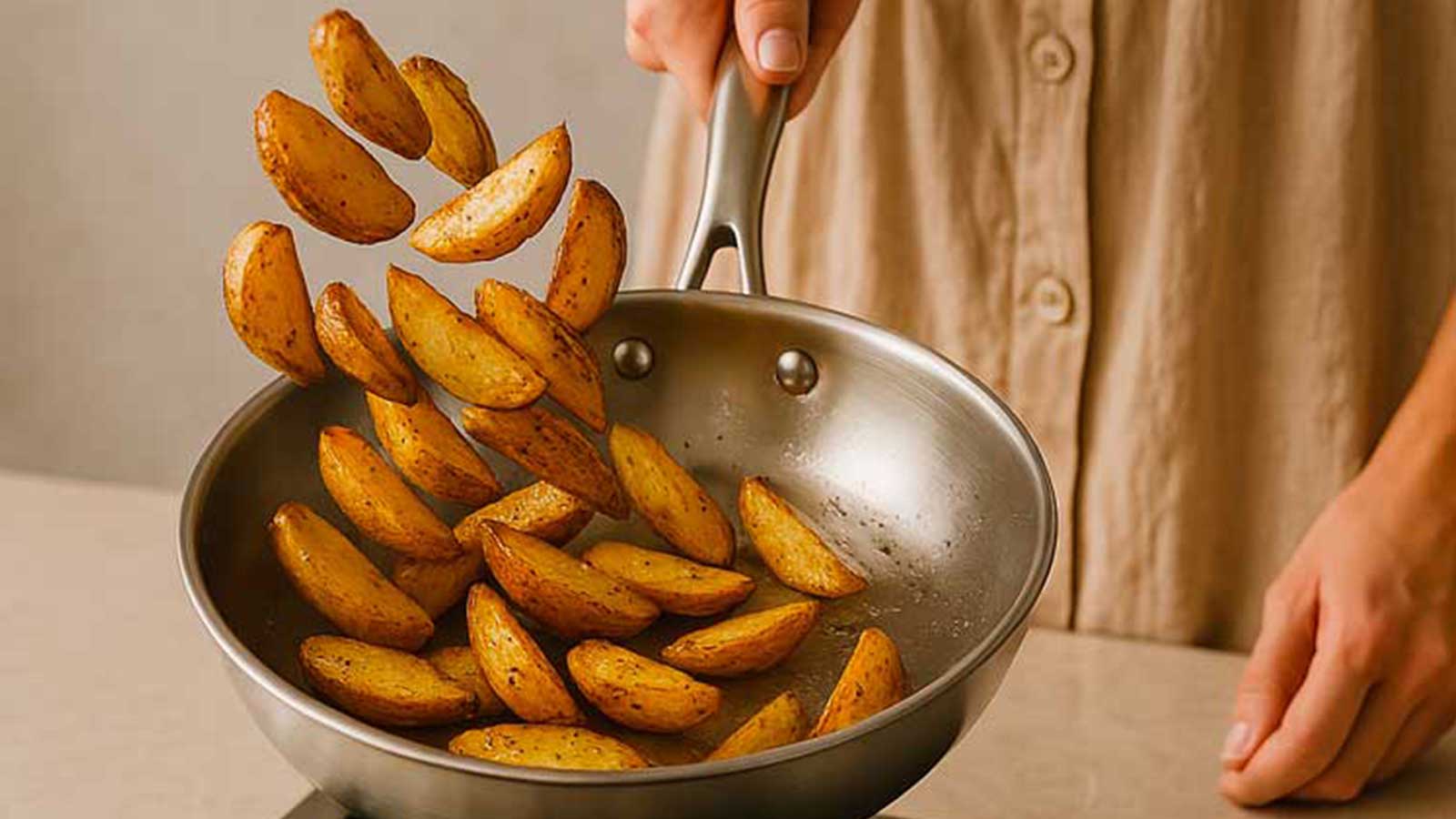 Vos aliments collent dans une poêle en inox ? Astuces pour une cuisson parfaite - SAINE.