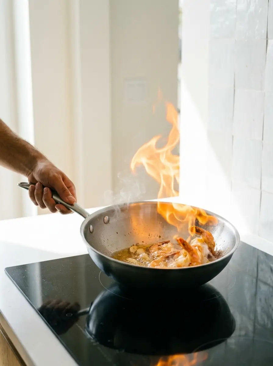 Le Wok Inox - 28 cm