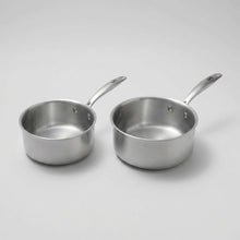 Le Duo de Casseroles Inox - 16 et 18 cm