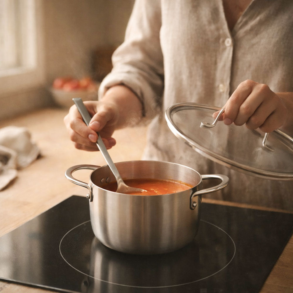 Edelstahl-Kochtopf – 20 cm