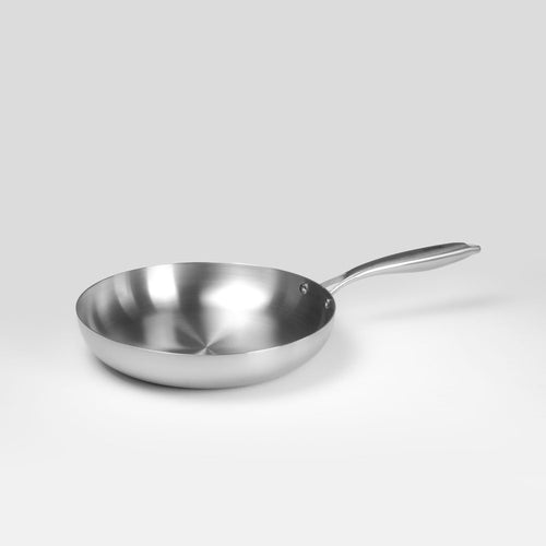 Poele inox SAINE 28 cm best-seller - poele inox sans revetement toxique compatible induction tous feux