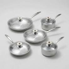 La Batterie de Cuisine Inox Compacte - 5 Pièces + Couvercles